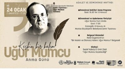 Araştırmacı gazeteciliğin duayen isimlerinden Uğur Mumcu, katledişinin yıldönümünde düzenlenen programlar