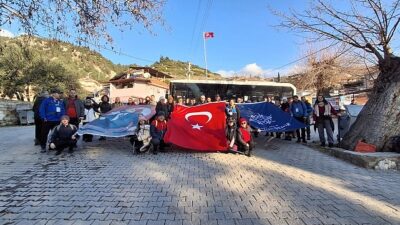 Aydın Büyükşehir Belediyesi tarafından düzenlenen trekking etkinlikleri devam ediyor.