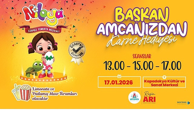 Nevşehir Belediyesi tarafından çocukların ara tatillerini dolu dolu geçirmeleri için