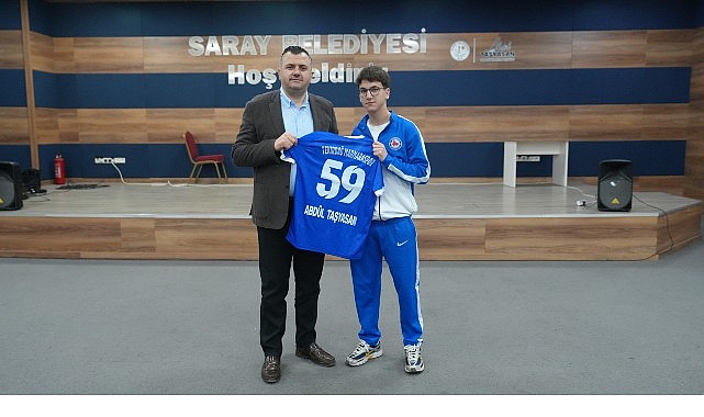 Saray Belediye Başkanı Abdül Taşyasan, Tekirdağ U-16 Ligi Şampiyonu Tekirdağ