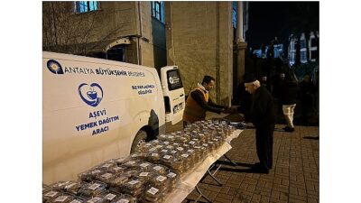 Antalya Büyükşehir Belediyesi, Miraç Kandili dolayısıyla kent genelindeki 19 ilçede