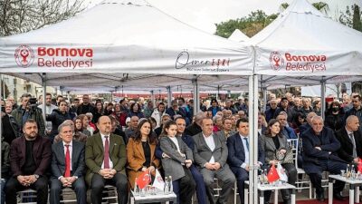 Bornova Belediyesi tarafından yenilenen Pınar Caddesi’nde, Dünya ve Olimpiyat Şampiyonu