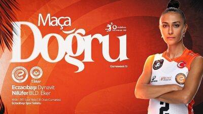 Eczacıbaşı Dynavit, Vodafone Sultanlar Ligi’nin on dokuzuncu haftasında evinde Nilüfer