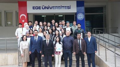 Ege Üniversitesinde 2025-2026 eğitim öğretim yılı güz yarıyılında Orhun Değişim Programı kapsamında