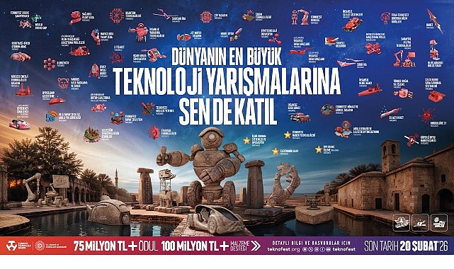 Dünyanın en büyük havacılık, uzay ve teknoloji festivali TEKNOFEST, 2026