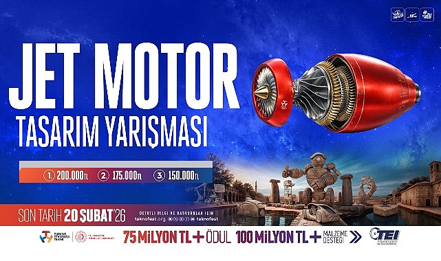 TEKNOFEST Teknoloji Yarışmaları kapsamında, TEI yürütücülüğünde düzenlenen Jet Motor Tasarım