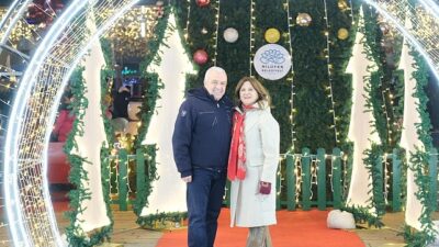 Nilüfer Belediyesi’nin düzenlediği Yeni Yıl Festivali’nde yüzlerce Nilüferli yeni yıla