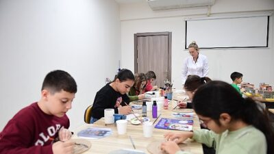 Osmangazi Belediyesi’nin “Oku-Çiz Gönder Ben Maker ile Tasarlayalım” atölyesinde okudukları