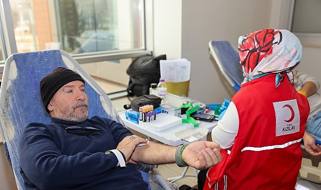 Sosyal sorumluluk projelerine duyarlı olmayı sürdüren Selçuklu Belediyesi kan bağışı