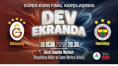 Nevşehir Belediyesi, Süper Kupa müsabakası Galatasaray - Fenerbahçe maçı için