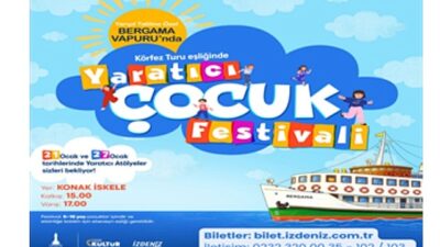 İzmir Büyükşehir Belediyesi iştiraklerinden İZDENİZ VE İzkültür, yarıyıl tatilinde çocuklar