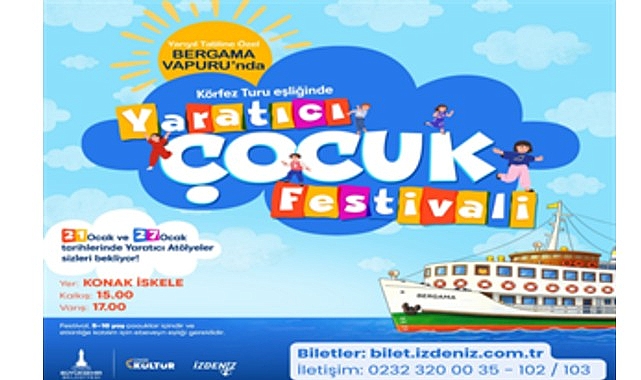İzmir Büyükşehir Belediyesi iştiraklerinden İZDENİZ VE İzkültür, yarıyıl tatilinde çocuklar