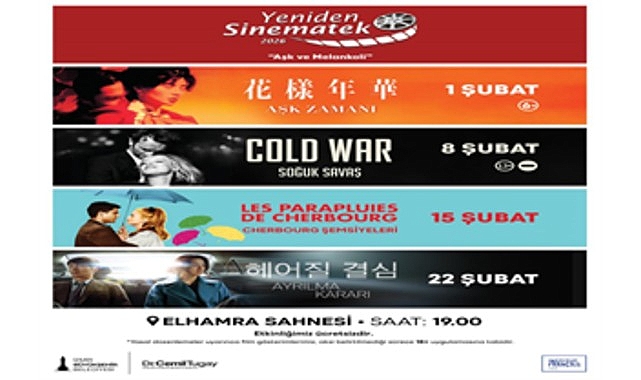 Yeniden Sinematek, şubat ayında “Aşk ve Melankoli” temasıyla sanatseverlerle buluşmaya