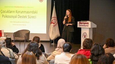 Çocuğa yönelik şiddet Bornova Belediyesi’nin ev sahipliğinde düzenlenen panelde masaya