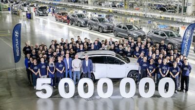 Hyundai Motor Manufacturing Czech (HMMC) geçtiğimiz günlerde 5 milyonuncu aracını