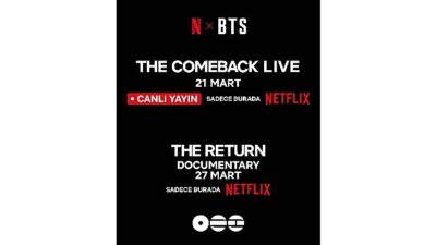 Netflix, dünyaca ünlü müzik grubu BTS’in geri dönüş canlı performansı BTS THE