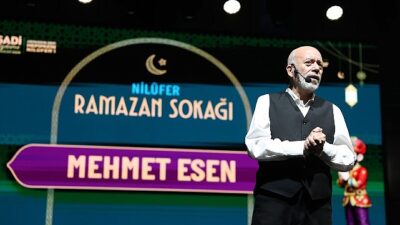 Nilüfer Belediyesi tarafından geleneksel hale getirilen Nilüfer Ramazan Sokağı, açıldı.