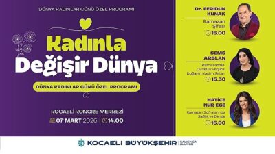 Kocaeli Büyükşehir Belediyesi, 8 Mart Dünya Kadınlar Günü’nü  