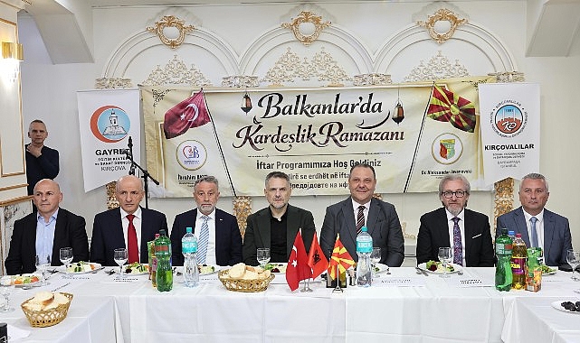 İstanbul Bayrampaşa Belediyesi, “Balkanlar’da Kardeşlik Ramazanı” programı kapsamında düzenlediği iftar