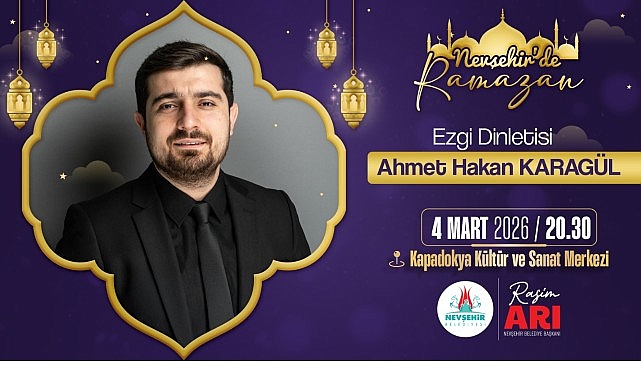 Ramazan ayının manevi atmosferinde, birbirinden güzel ezgiler Nevşehirli vatandaşlarımızla buluşacak.