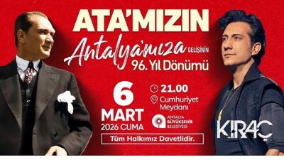      Gazi Mustafa Kemal Atatürk'ün Antalya'ya gelişinin