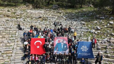 Aydın Büyükşehir Belediyesi tarafından düzenlenen trekking etkinlikleri devam ediyor.