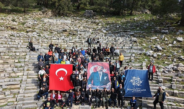 Aydın Büyükşehir Belediyesi tarafından düzenlenen trekking etkinlikleri devam ediyor.