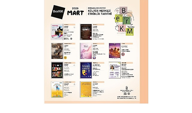 Bergama Kültür Merkezi’nde tiyatrodan konsere, sergiden seminere uzanan zengin program