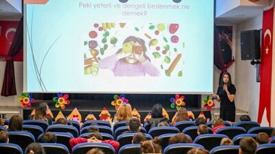 Bornova Belediyesi, ilkokul ve ortaokul öğrencilerine yönelik sağlıklı beslenme, hijyen,