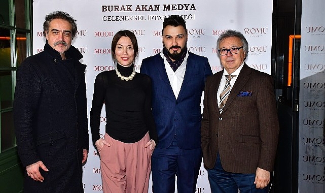 İstanbul'un sanat, spor ve medya dünyasını bir araya getiren Burak