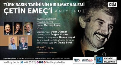 Gazeteci-yazar Çetin Emeç, ölümünün 36.