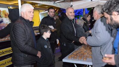 Kahramankazan Belediye Başkanı Selim Çırpanoğlu bu anlamlı gecede vatandaşlarla bir