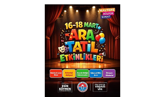 Maltepe Belediyesi ara tatilde çocukların kültür, sanat, eğitici ve eğlenceli