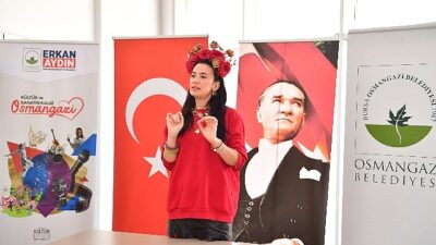 Osmangazi Belediyesi’nin düzenlediği ‘Marteniçka Atölyesi’, kadınlara Balkan kökenli geleneksel bir