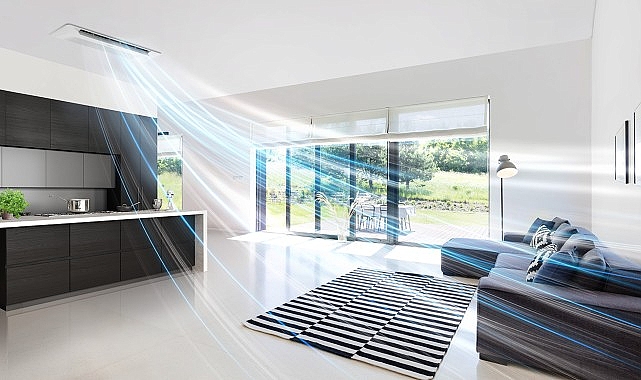  Samsung’un WindFree teknolojisi, havayı on binlerce mikro delik aracılığıyla ortama