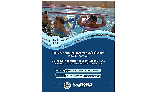Milas Belediyesi tarafından DMD ve SMA tanısı bulunan çocuklara yönelik