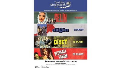 İzmir Büyükşehir Belediyesi Yeniden Sinematek gösterimleri, mart ayında Lütfi Ömer