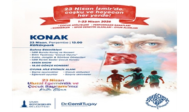 23 Nisan Ulusal Egemenlik ve Çocuk Bayramı kutlamalarını kent geneline