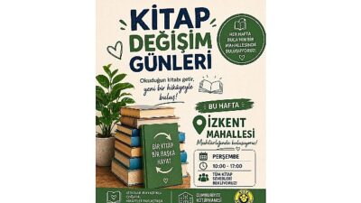 Buca Belediyesi, ilçede okuma kültürünü yaygınlaştırmak amacıyla Kitap Değişim Günleri’ni