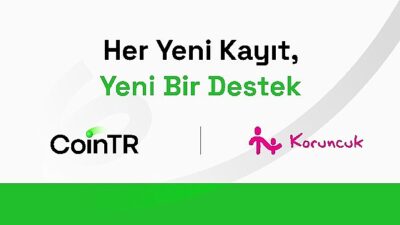      CoinTR’nin mart ayı boyunca Koruncuk Vakfı