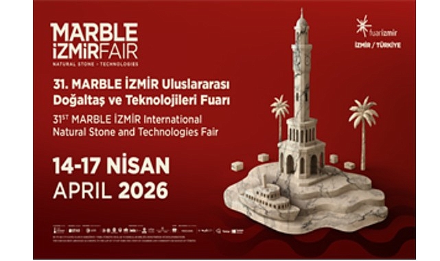 İzmir Büyükşehir Belediyesi tarafından 14-17 Nisan tarihlerinde yapılacak Marble İzmir’de