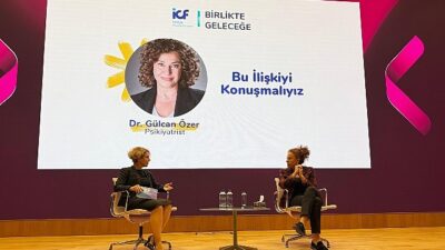 ICF Türkiye Yönetim Kurulu Başkanı Çiğdem Karadeniz’in moderatörlüğünü üstlendiği söyleşide,