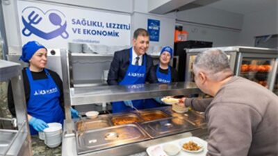 Altıncı Kent Lokantası açıldı, fiyat yarıya indi.