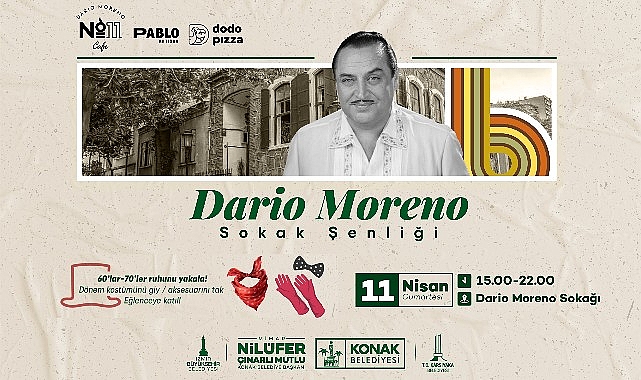Konak Belediyesi, İzmir aşığı sanatçı Dario Moreno’yu, doğum yıl dönümünde,