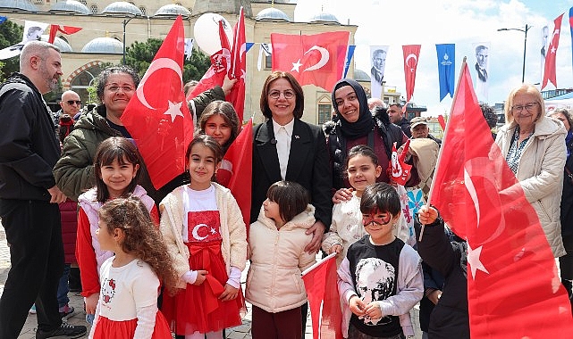 Maltepe’de, 23 Nisan Ulusal Egemenlik ve Çocuk Bayramı büyük bir