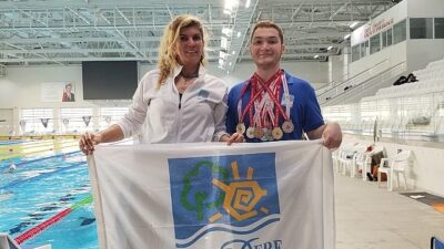 Narlıdere Belediyespor sporcusu Sarp Börekci, Türkiye Özel Sporcular Spor Federasyonu’nun