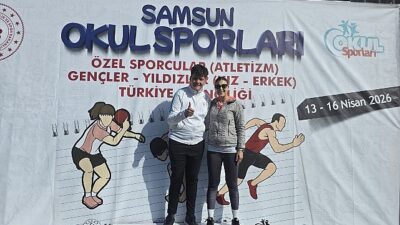 13-16 Nisan tarihleri arasında Samsun’da düzenlenen Okul Sporları Özel Sporcular