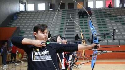 Spor Festivalinde Öğrenciler Okçuluk Maharetlerini Yarıştırdı İnegöl Belediyesi 9.