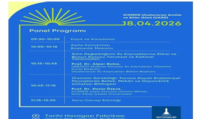 İzmir Büyükşehir Belediyesi yürütücülüğünde 17-18 Nisan tarihleri arasında Tarihi Havagazı