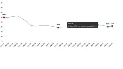      Tarımsal girdi fiyat endeksi (Tarım-GFE) yıllık